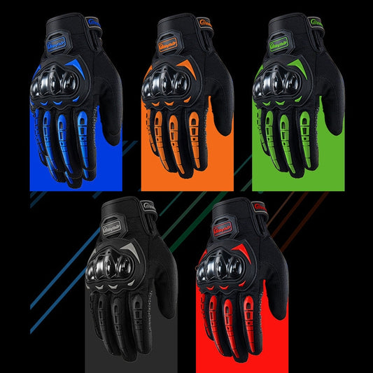 Riding Tribe MCS-17 Motorcycle Gloves Touch Screen Outdoor Riding Gloves, Size: M(Black) by bashfashion