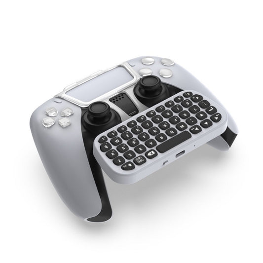 DOBE TP5-0556 Bluetooth Keyboard Wireless Gamepad With Headphone Jack For PS5(White) by DOBE