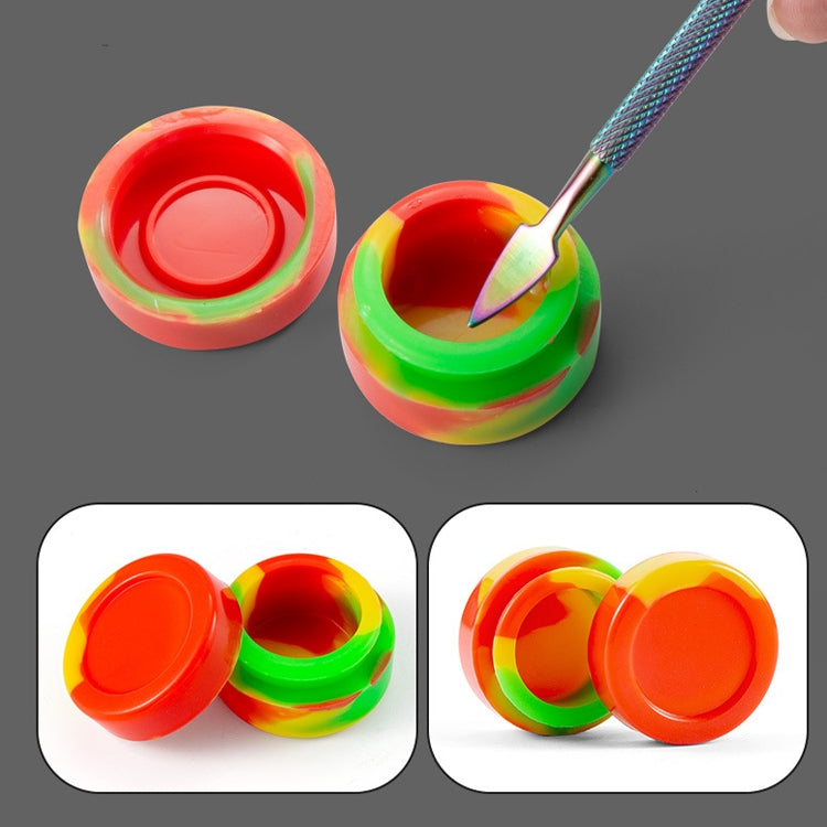 Nail Art Tool Set Smoke Cream Spoon Stainless Steel Steel Push Smoke Oil Spoon, Specification: 6 In 1 Silver by bashfashion