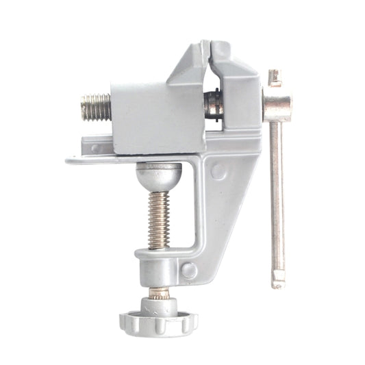 5893 Portable Mini Aluminum Alloy Table Pliers Bench Vise Manual DIY Tool, Random Style by bashfashion