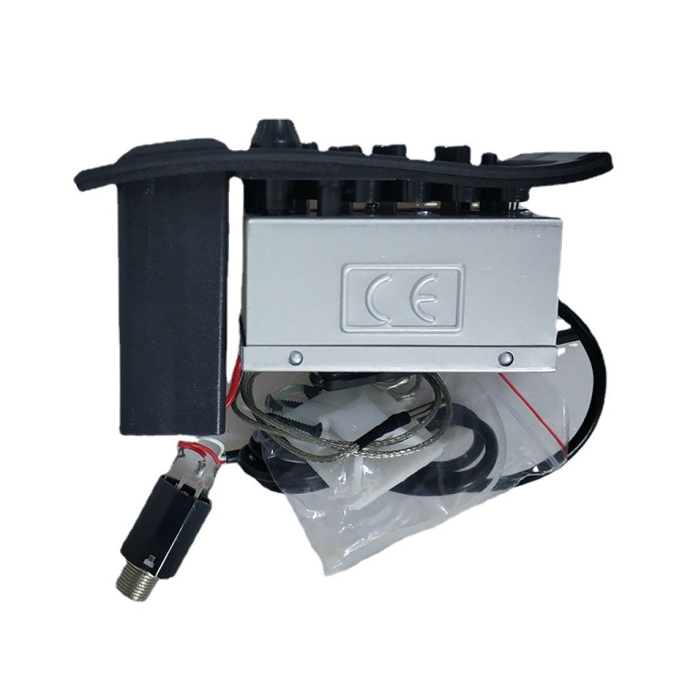 EQ-7545R Guitar Four-Band Equalizer EQ Wooden Guitar Modified Pickup Instrument Accessories(Black) by bashfashion