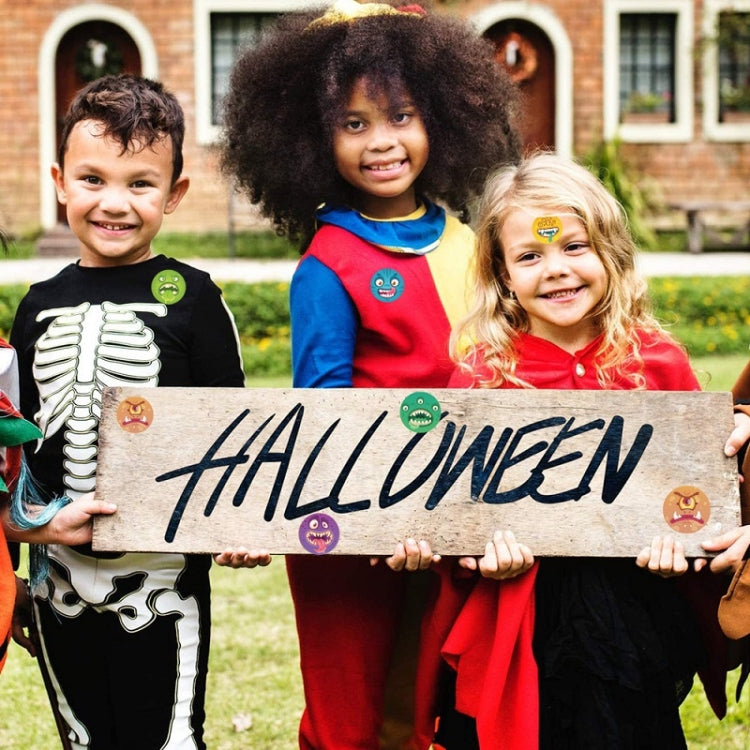 Halloween Pumpkin Car Sticker Holiday Gift Craft Decoration Sticker, Size: 3.8cm / 1.5 Inch(K-133) by bashfashion