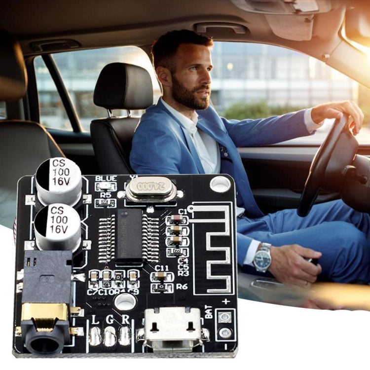 3 PCS DIY Bluetooth 4.1 Audio Receiver Module MP3 Bluetooth Decoder Board Car Speaker Audio Amplifier Board(Black) by bashfashion