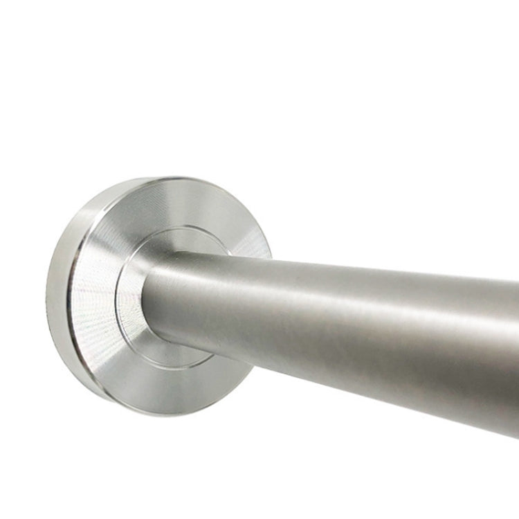 304 Stainless Steel With Grooved Bathroom Pendant Bathroom Shelf,Style: Vertical Single Rod by bashfashion