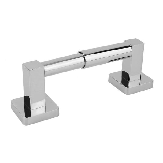 Toilet Square Base Retractable Toilet Paper Holder(Silver) by bashfashion