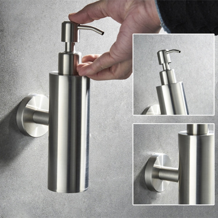 304 Stainless Steel Soap Dispenser Hand Sanitizer Bottle, Specification: 220295 by bashfashion