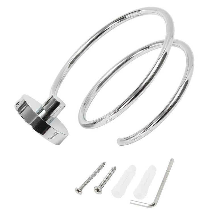 Hair Dryer Bracket Bathroom Hairdressing 304 Stainless Steel Rack by bashfashion