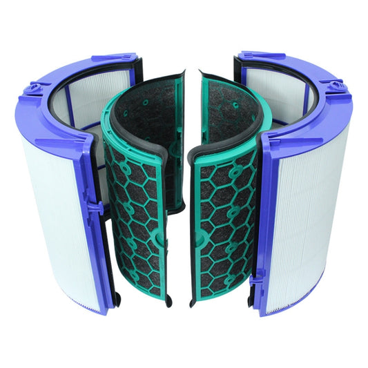 Air Purifier Filter Accessories For Dyson TP04 / DP04 / HP04,Specification: 1 set Filter + 1 Set Activated Carbon by bashfashion