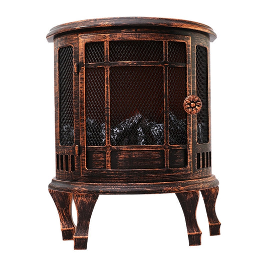 Fireplace Charcoal Lantern Simulated Flame Christmas Scene Decoration Window Home Decoration(As Show) by bashfashion
