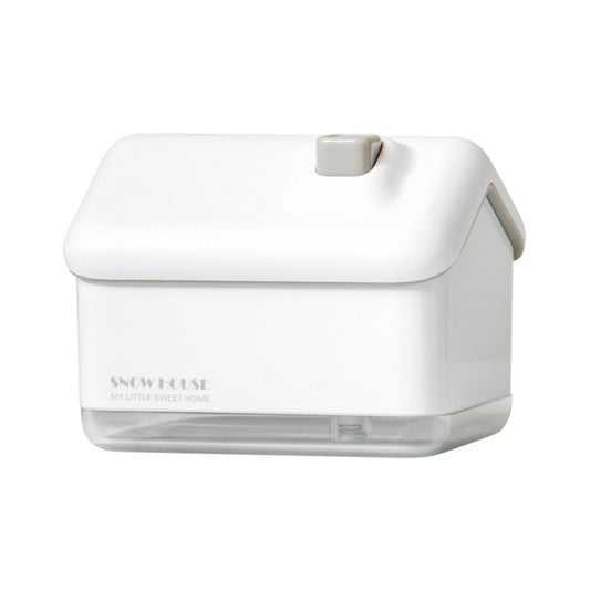 QB2020-008-G1 Mini Snow House Air Humidifier USB Bedroom Christmas Humidifier(White) by bashfashion