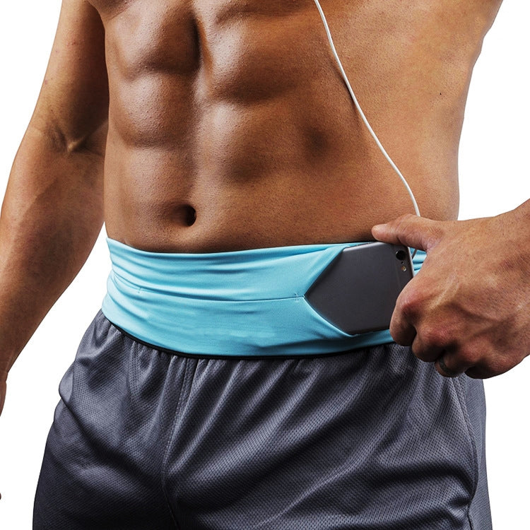 Invisible Running Waist Bag Outdoor Sport Mobile Phone Bag, Size: S(Fluorescent Yellow) by bashfashion