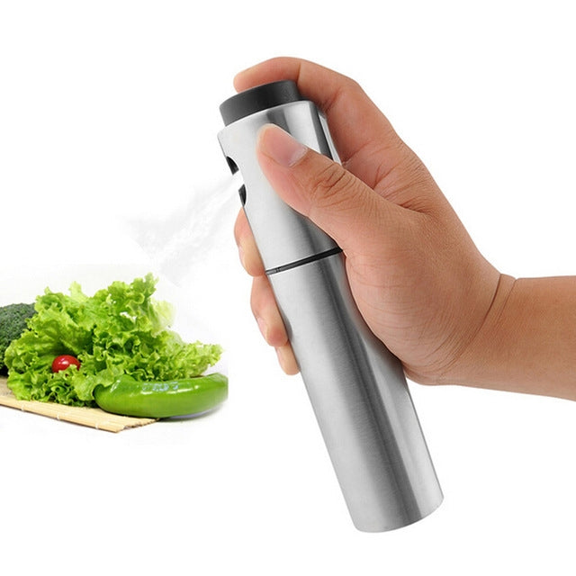 2 PCS Stainless Steel Spray Bottle Seasoning Bottle Barbecue Cooking Tool by bashfashion