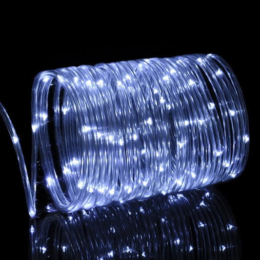 Holiday Party Decoration Tube String Lights LED Garden Decoration Casing Light with Remote Control, Spec: 7m 50 LEDs USB Powered(White Light) by bashfashion