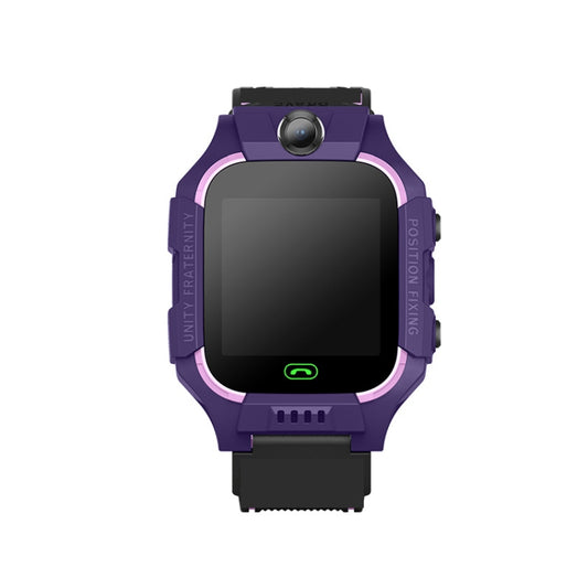 Z6 Children Phone Watch Smart Positioning Full Touch Screen Student Watch(Purple) by bashfashion