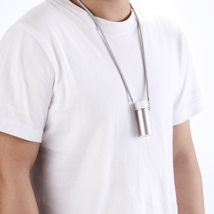 EP205 Portable Air Purifier Negative Ion Necklace Hanging Collar Purifier(Silver) by bashfashion
