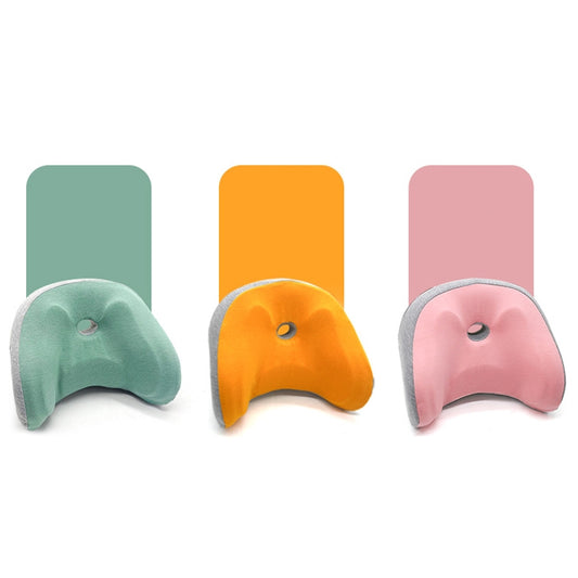 Children Car Head Pillow Car Interior Supplies Travel Sleep Adjustable U-Type Memory Cotton Neck Pillow(Orange) by bashfashion