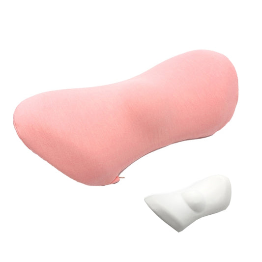 Car Supplies Lumbar Support Memory Foam Car Backrest Lumbar Cushion Seat Cushion Lumbar Pillow, Colour: Comfortable Pink by bashfashion