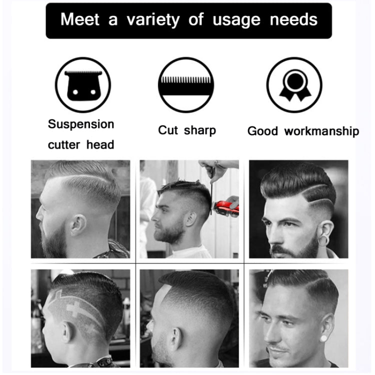 Hair Clipper Replacement Blade Household Electric Clipper Accessories(Silver) by bashfashion