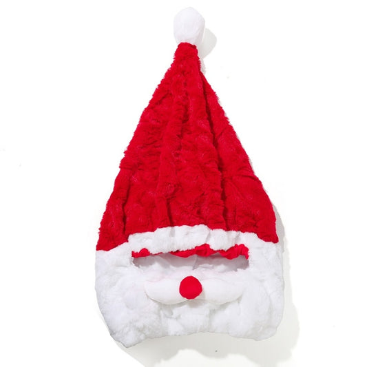 Motorcycle Helmet Christmas Hat Outdoor Crazy Funny Santa Helmet Cover by bashfashion
