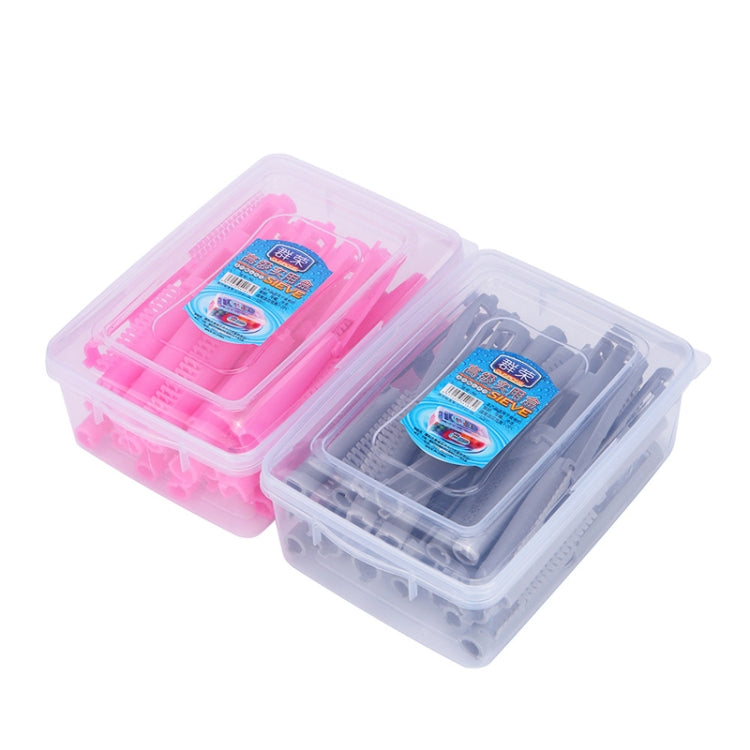 F2001 25 in 1 Perm Bar Styling Fluffy Perm Hair Clip Hair Salon Barber Shop Hairdressing Tools(Pink) by bashfashion