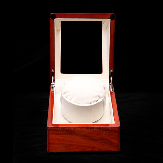1+0 Automatic Strings Watch Box Varnished Rosewood Grain Watch Shaker, US Plug(13.5 x 13.5 x 13cm) by bashfashion