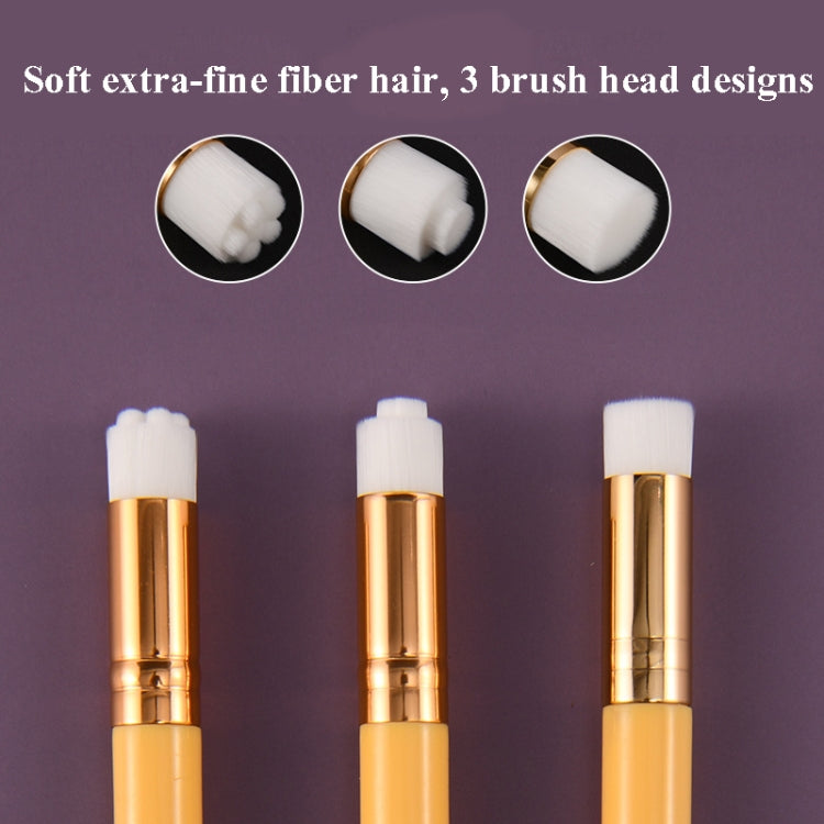 6 PCS Soft Hair Nasal Washing Brush To Remove Blackheads And Deep Cleansing Nose Pore Shrinkage Cleaning Brush, Exterior color: Protruding Head White Silver by bashfashion