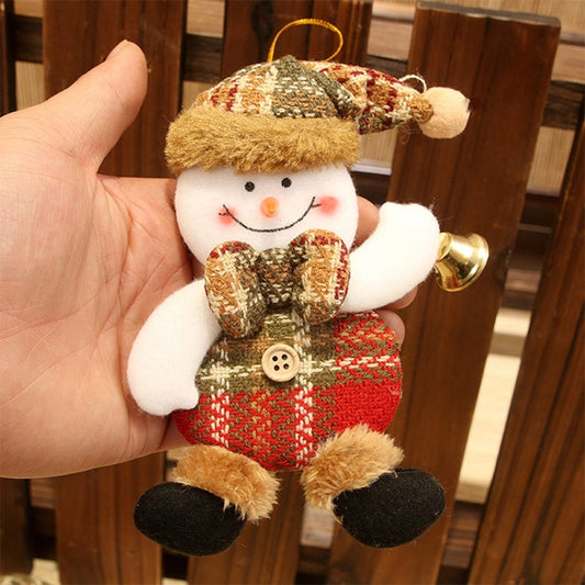 Christmas Home Decor Hanging Onaments Dolls Christmas Tree Decorations(Snowman) by bashfashion