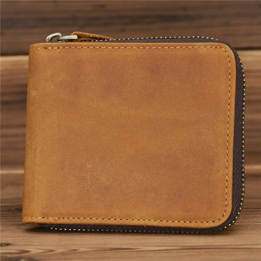 9039 RFID Antimagnetic Leather Zipper Wallet(Horizontal 4) by bashfashion