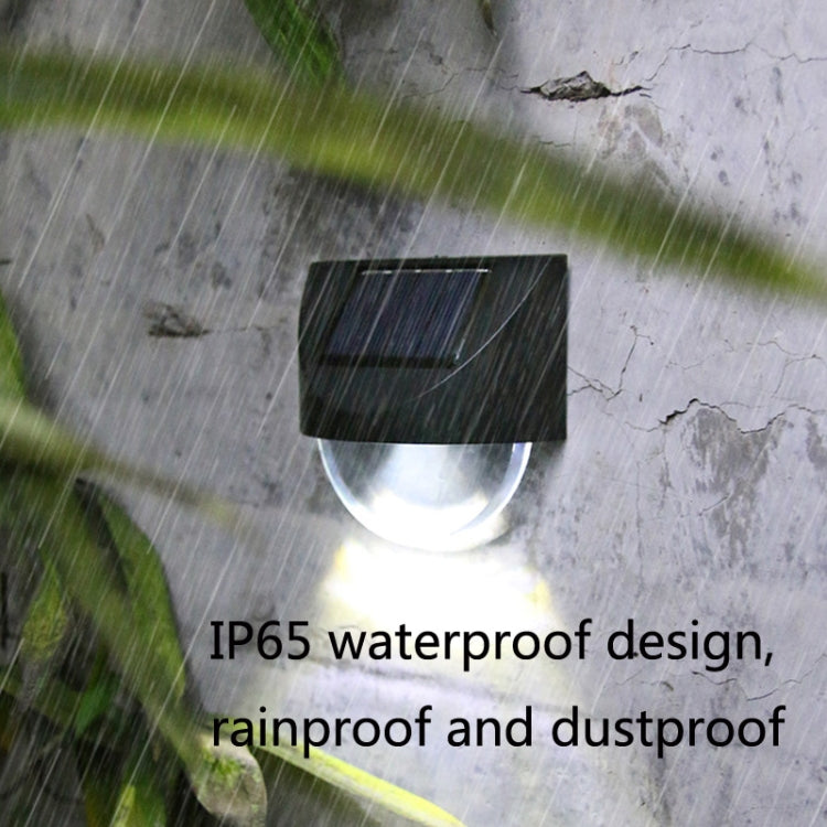 2 PCS Outdoor Solar Mirror Wall Light Garden Decoration(White Light) by bashfashion