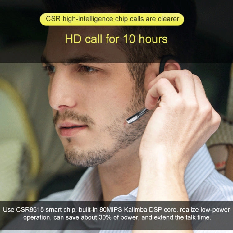 Lymoc V8S Business Bluetooth Wireless Earphone Car Bluetooth V4.1 Phone Handsfree MIC Music for iPhone Xiaomi Samsung by bashfashion