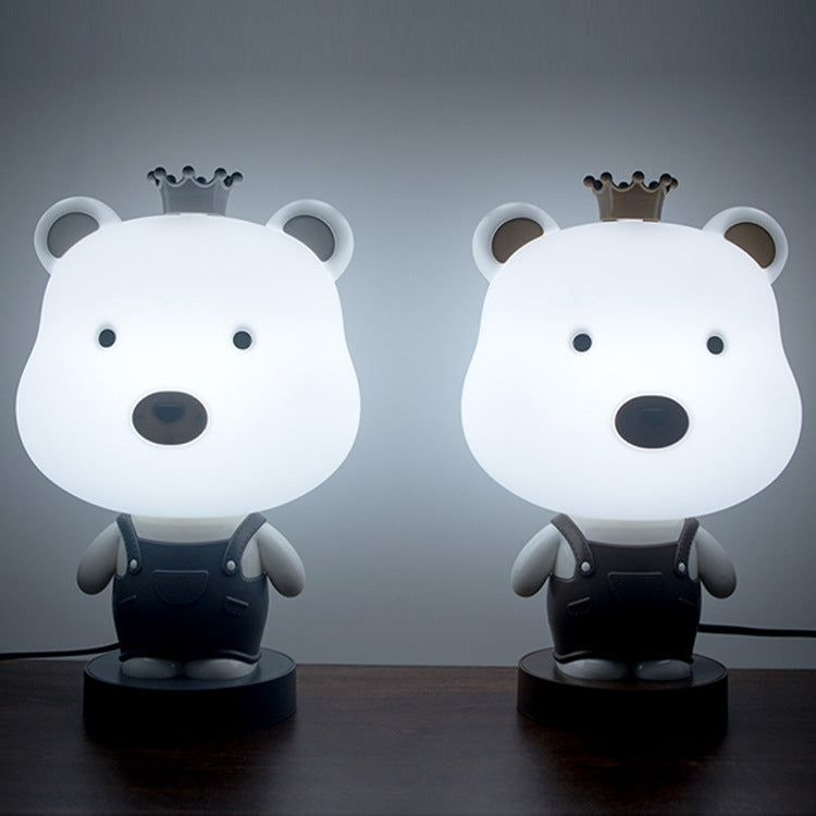 3W Cartoon Crown Pet USB Touch Control Night Light(Bear Pink) by bashfashion