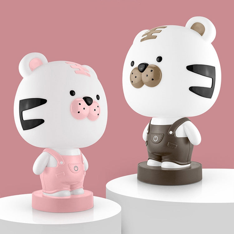 3W Cartoon Crown Pet USB Touch Control Night Light(Tiger Coffee) by bashfashion