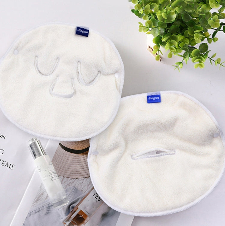 Hot and Cold Compress Facial Towel Face Mask,Style: Single Hole Without Straps by bashfashion