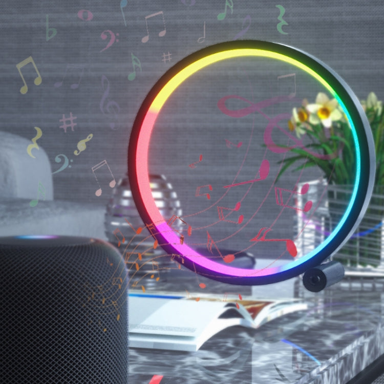 10 inch USB Music Rhythm RGB LED Atmosphere Ring Light by bashfashion