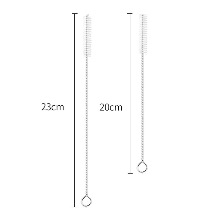 50 PCS Stainless Steel Brush Bottle Cleaning Brush, Size: 23cm by bashfashion