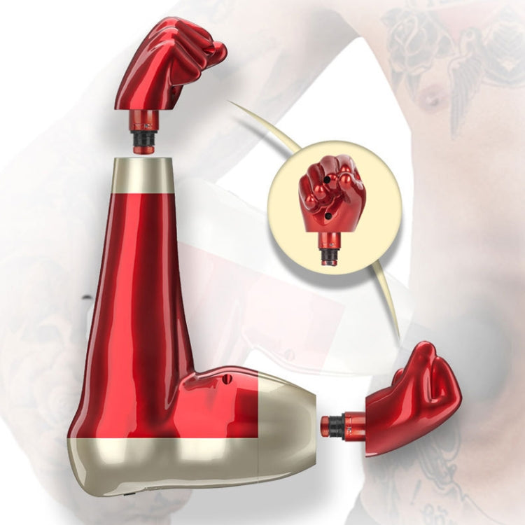 USB Arm Shape Muscle Relaxation Fascia Gun(Red) by bashfashion