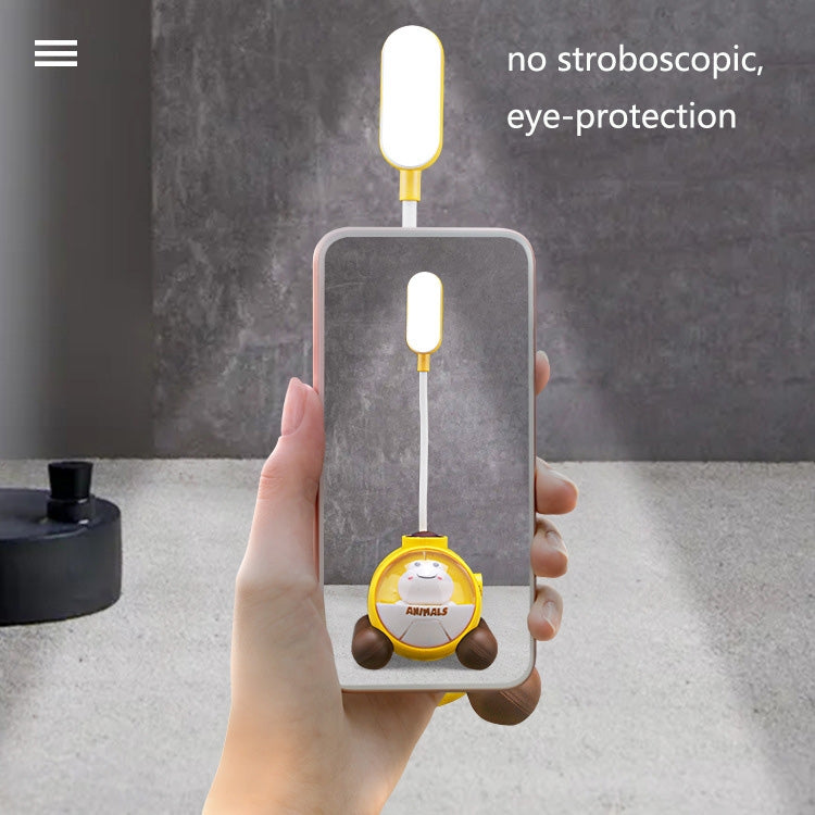 Cartoon Submarine Frog Mini Table Lamp(Pink) by bashfashion