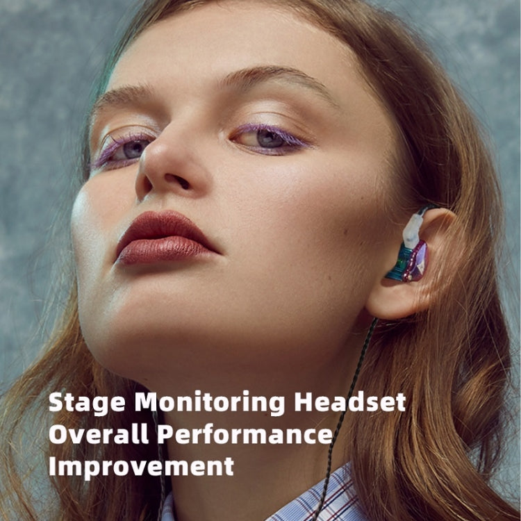 QKZ AK6 PRO HiFi Subwoofer In-Ear Wired Headphones with Mic(Colorful) by QKZ