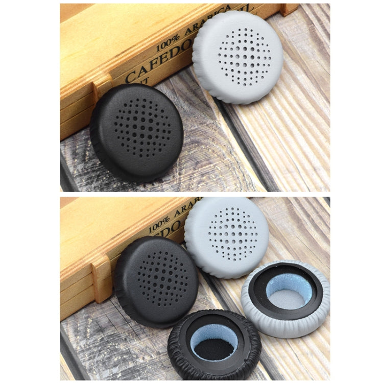 2 PCS Headset Honeycomb Earmuffs for Jabra Evolve 20se / 30II / 40 / 65+ / 75+(Gray) by bashfashion