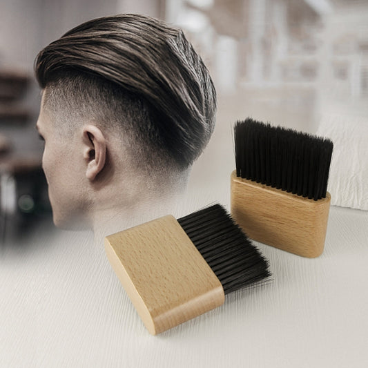 Flat Shredded Hair Brush Haircut And Neck Cleaning Brush(Wood Color) by bashfashion