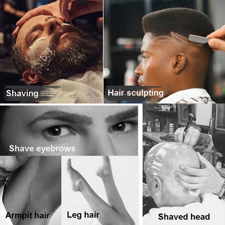 Manual Men Stainless Steel Ring Razor Without Blade(Gold) by bashfashion