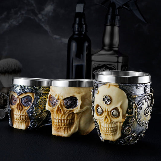 Skull Cleansing Shaving and Foaming Tools, Color Classification: Armor Bubbling Bowl, Random Color Delivery by bashfashion
