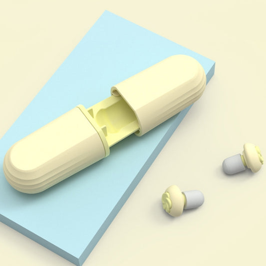 Sound Insulation And Noise Reduction Sleep Earplugs(Yellow) by bashfashion