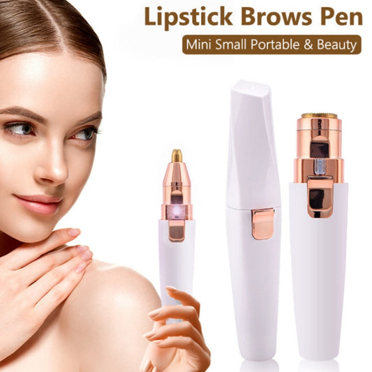 BZ-202 USB Electric Shaver Eyebrow Trimmer(White) by bashfashion