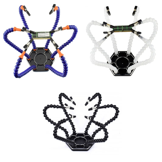 Six-Claw Alligator Clip Fixing Welding Station(N-SS6-BK9 Black) by bashfashion