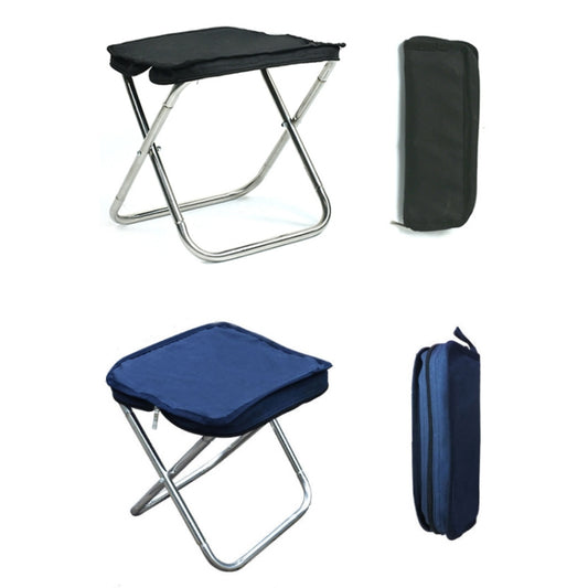 Outdoor Portable Handbag Folding Fishing Stool(Black) by bashfashion