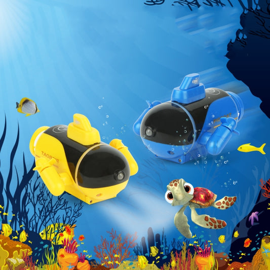 777-219 Mini Remote Control Submarine Small Remote Control Boat(Blue) by bashfashion
