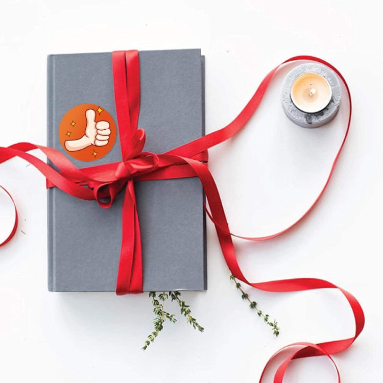 10 PCS Cartoon Thumbs Up Teacher Encouragement Label, Size: 2.5cm / 1 inch(K-119) by bashfashion