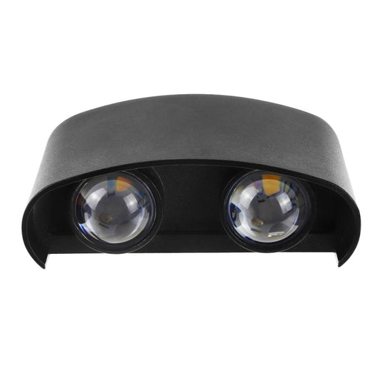 4 LEDs Garden Aluminum Double Head Wall Light(Warm White Light) by bashfashion