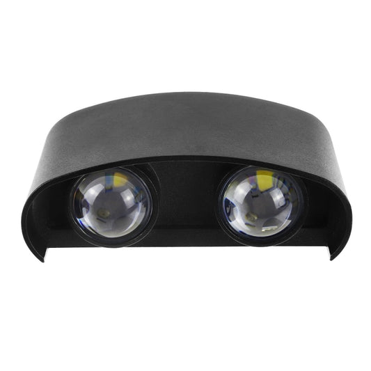 4 LEDs Garden Aluminum Double Head Wall Light(White Light) by bashfashion